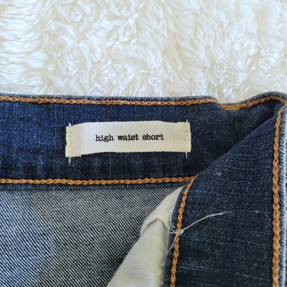 Jessica Simpson High Waist Medium Wash Denim Shorts - Picture 5 of 14